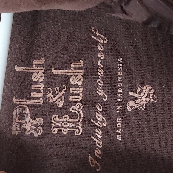 Plush & Lush long sleeve jacket brown w/ zipper & snaps measurements in descript - Picture 6 of 11